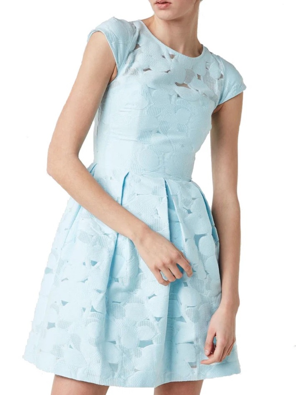 Ted baker London blue floral laureto dress similar to belle once upon a time!